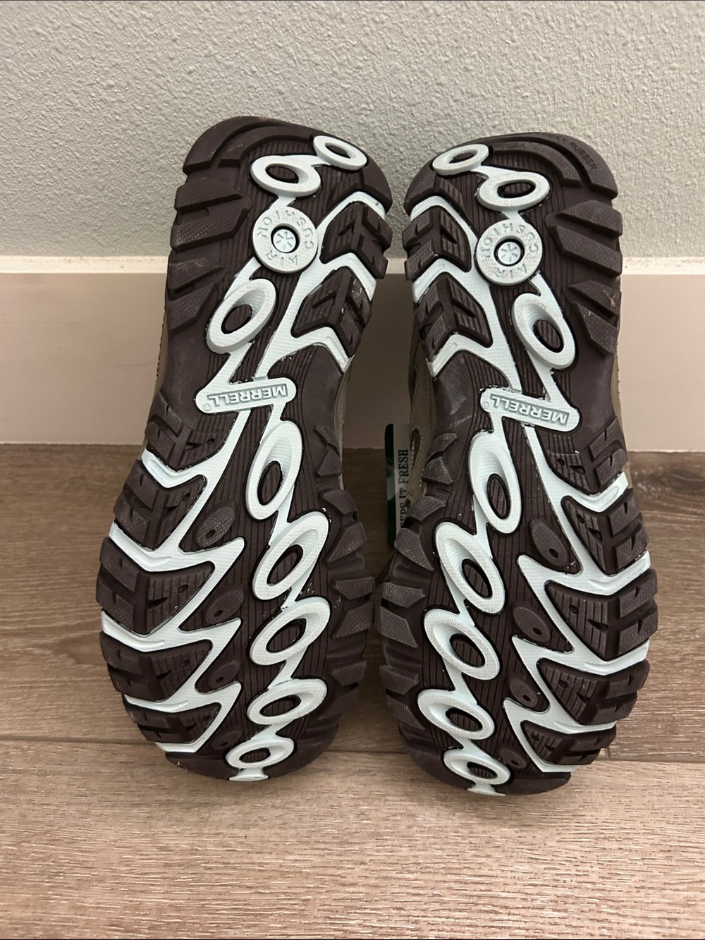 NWT MERRELL Hilltop Ventilator Aluminum Dream Blue Trail Hiking Shoes Sneaker 10 - Picture 6 of 6
